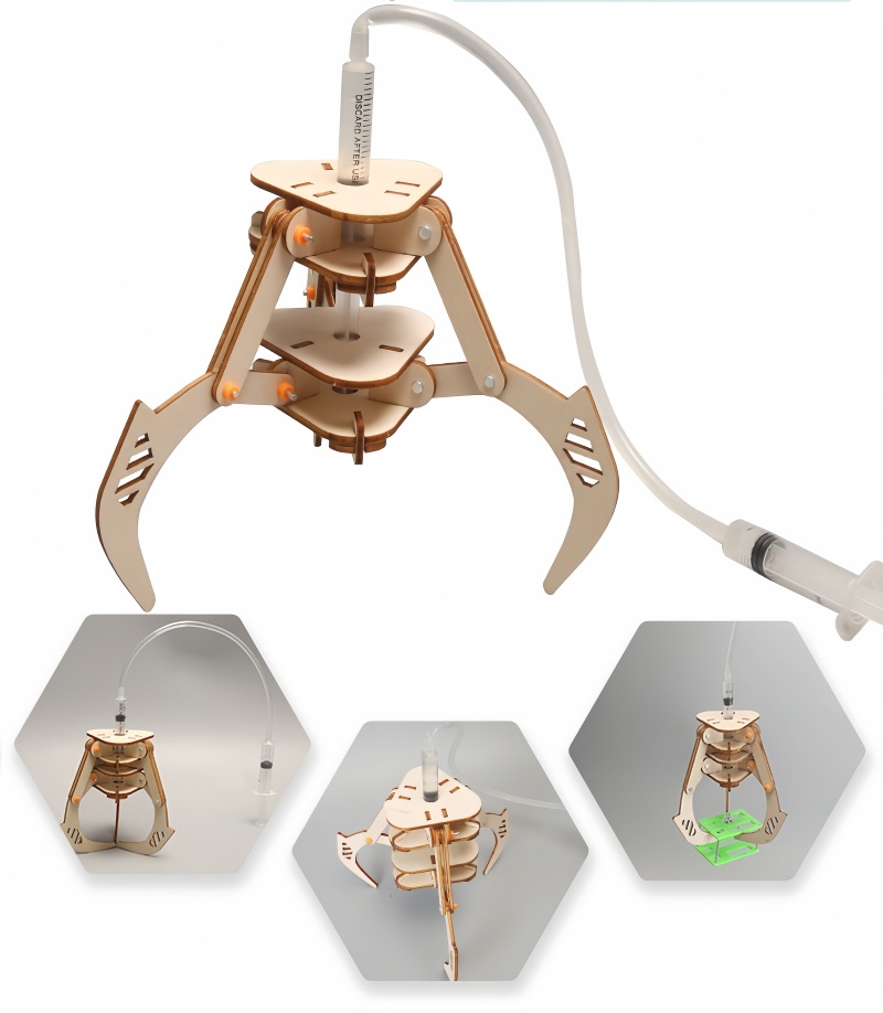 Science Project Kit - Kit Giocattolo Meccanico Idraulico con Pistone